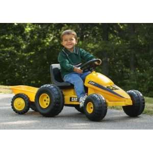 Caterpillar® Off Road Pedal Tractor with Dump Bin  Sports 
