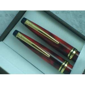   Radiance Flame Stitch Red Pen Pencil Set