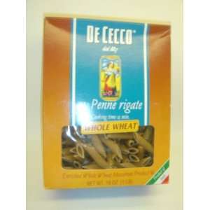 Whole Wheat Penne Rigate  Grocery & Gourmet Food