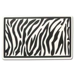  Zebra Buzz Dog Water & Bowl Dining Placemat