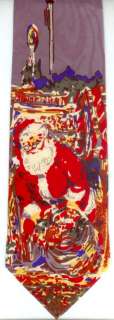 Necktie Christmas Holiday Santa Claus Jolly Old St Nick  