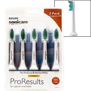  Philips Sonicare ProResults 5 pack Replacement Brush Heads 
