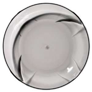   International Impressions Black 8 Plates, Set of 4