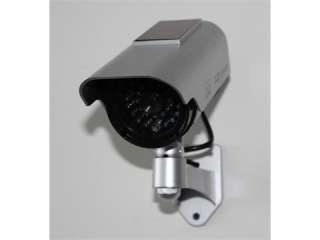 Newest Solar Waterproof Security Dummy Fake Camera with LED lighting 