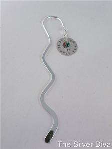 Custom Personalized Silver Bookmark Hand Stamped Names  