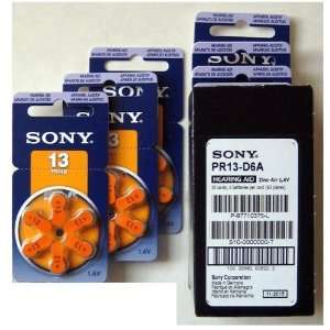  SONY #13 Hearing Aid Batteries Fresh Exp. 2015 pack 120 