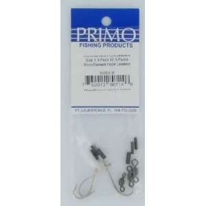 Primo Products Mono Hook Leader #1 12 3Pk #MHL01P  Sports 