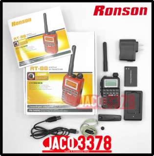 RONSON RT 88 Black UHF 400 480Mhz small radio+ earpiece  