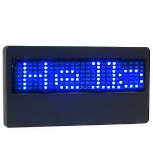 Programmable Scrolling Blue LED Name Tag Electronics