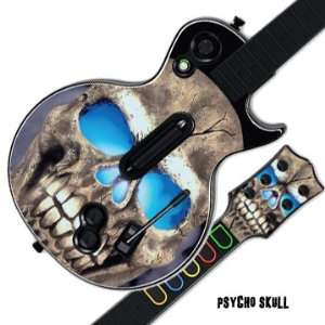   Decal Cover for GUITAR HERO 3 III PS3 Xbox 360 Les Paul   Psycho Skull