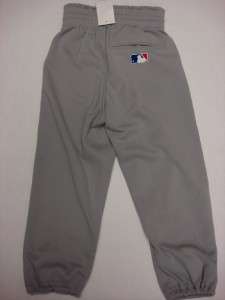 New Majestic Baseball Softball pants ~ Grey youth ~ S  