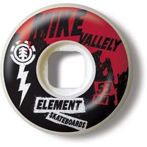  Element Skateboard 4 Wheel Set (53mm, Mike Valley Punk 