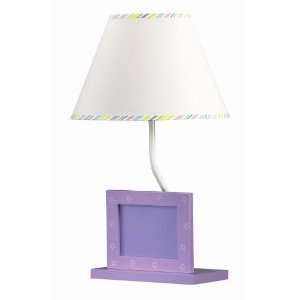   Cal Lighting BO 5612 Flower Girl Table Lamp, Purple