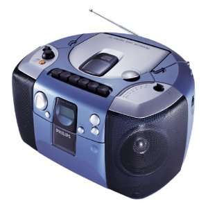   Philips AZ1103 CD Radio Cassette Recorder  Players & Accessories