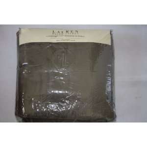  Ralph Lauren Classic Micromink Blanket, Covert Green; King 