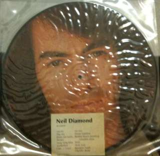 NEIL DIAMOND 12 greatest hits LP mint  PICTURE DISC  