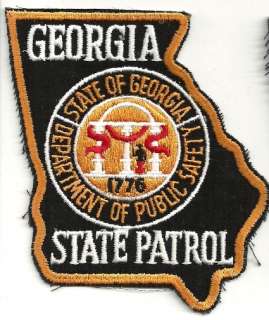 Georgia Department of Public Safety State Patrol patch  