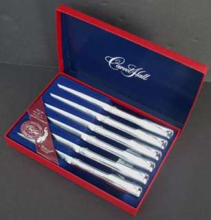 Beautiful Set of (6) Steak Knives by Carvel Hall  