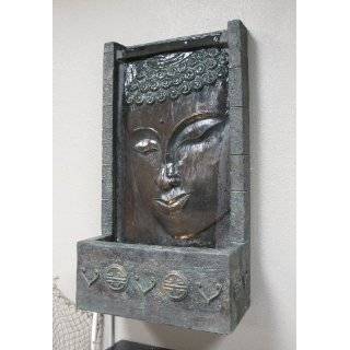 27 Buddha Face Wall Fountain with Underwater Light