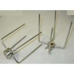  Nickel Plated Standard 5/16 Rotisserie Meat Spit Forks MH 