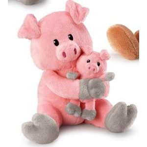 Russ Mommy and Baby Plush Pig Toys & Games