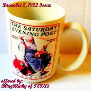   Post Santa Claus Christmas Norman Rockwell Mug Coffee 