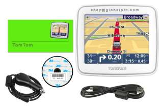 TOMTOM EASE 3.5” TOUCHSCREEN LCD PORTABLE GPS WHITE 636926038027 