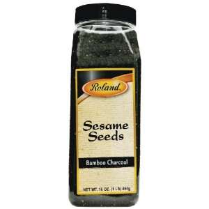 Roland Bamboo Smoked Sesame Seeds, 16 Ounce  Grocery 