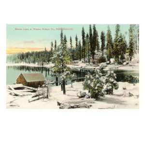  Shaver Lake, Fresno, California Giclee Poster Print, 32x24 