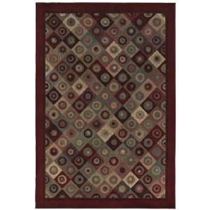  Shaw Concepts Broadway Red Rectangle 1.11 x 3.10 Area Rug 