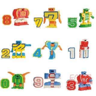 10 Transformers Number Robot 0 9 Kid Educational Toy  