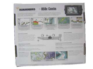 HUMMINBIRD 858C COMBO SONAR/GPS COLOR 407810 1 NEW    