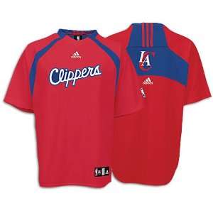   Clippers adidas Mens Short Sleeve Shooting Shirt