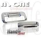CHROME ABS TAIL GATE TRUNK LIFT DOOR HANDLE COVER KIT  