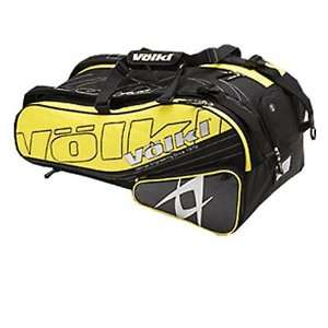   Tour Combi Tennis Bag 6 pack   Black/Yellow/Silver