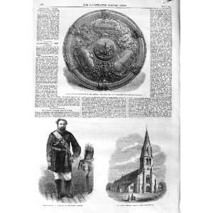 1866 Silver Shield Hasell Kamehameha Church Manchester  