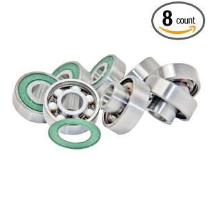 Skateboard Extended Ceramic Bearings with Built in Spacers  