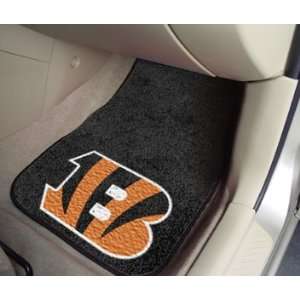   Bengals Printed Carpet Car Mat 2 Piece Set