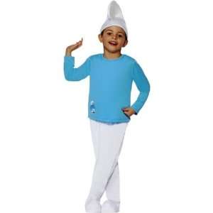  The Smurfs Smurf Childs Fancy Dress Costume & Hat   XS 