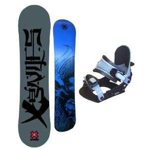  95cm X games Chopper Snowboard + World Industries Bindings 