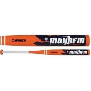   MAYHEM 98 ORANGE RE ISSUE SLOWPITCH SOFTBALL BAT