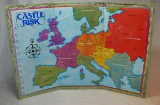   CASTLE RISK WORLD CONQUEST WAR BOARD GAME TWO GAMES IN ONE BOX  