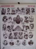 1983 lg College Football Calendar 260+ Player Pics Namath Butkus 