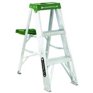   225 Pound Duty Rating Aluminum Stepladder, 3 Foot