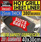 BBQ Grill rigid sheet nonstick for gas Weber Baby Q100 TEFLON