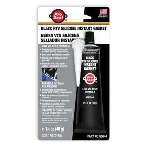 Super Glue Corp. N80044 Black RTV Silicone Instant Gasket  Pack of 12