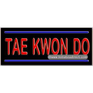 Tae Kwon Do Neon Sign (13H x 32L x 3D)  Grocery 