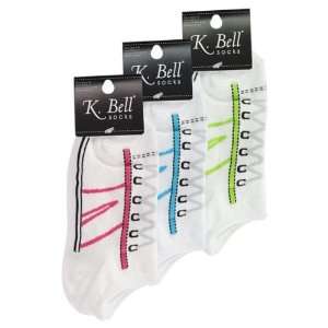  K Bell Socks Tennis Shoes Footie Socks (W4 10) Sports 