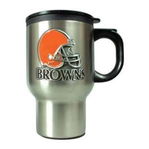  Cleveland Browns Stainless Steel Travel Mug Sports 