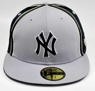 NEW ERA FITTED CAP 5950 NY YANKEES WILM3DK GREY BLACK  